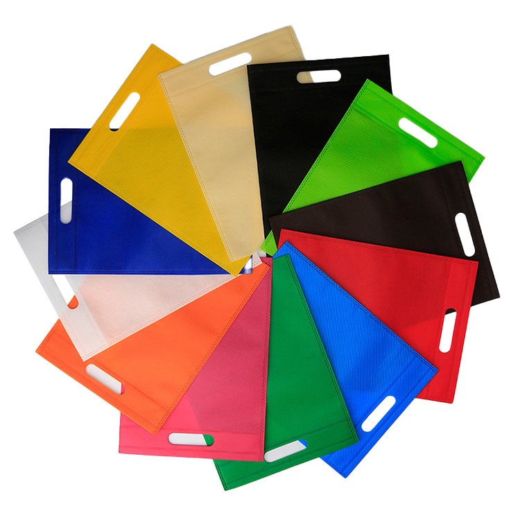 Customized D-cut Non-woven Fabric Folding Shopping Bag with New Design, Rich Colors And Excellent Quality