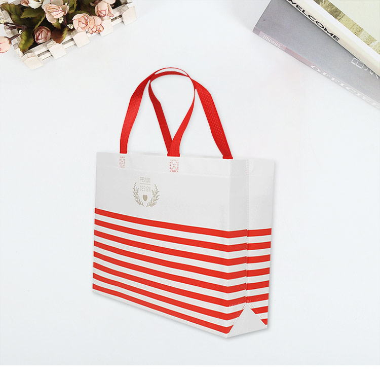 Custom Large Eco-Friendly Non-Woven Tote Bag with Laminated PP Unique Design Personalised Logo Pattern Gift Shopping Packaging
