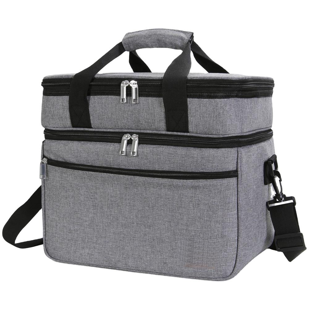 Professional Outdoor Luxury Insulated Cooler Bag for Food Delivery Customized Logo for Classic Lunch Wine Picnic Trave