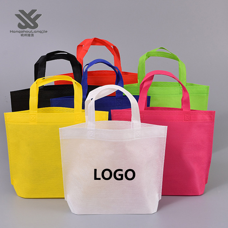 Stable, Non Collapsing, Reusable, Customizable Non-woven Angled Bag
